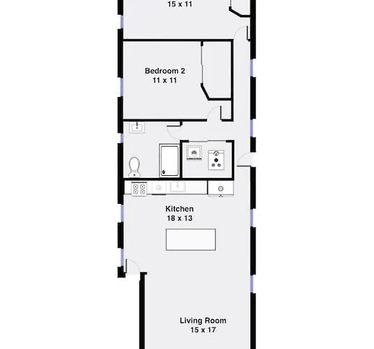 3 Flat Building Downtown - With Private Patios *